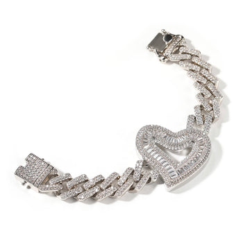 Ice Me out Heart Bracelet