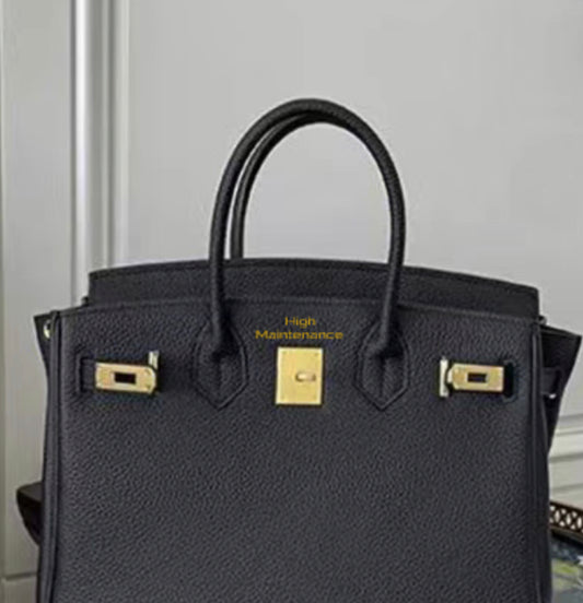 High Maintence Leather Hand Bag