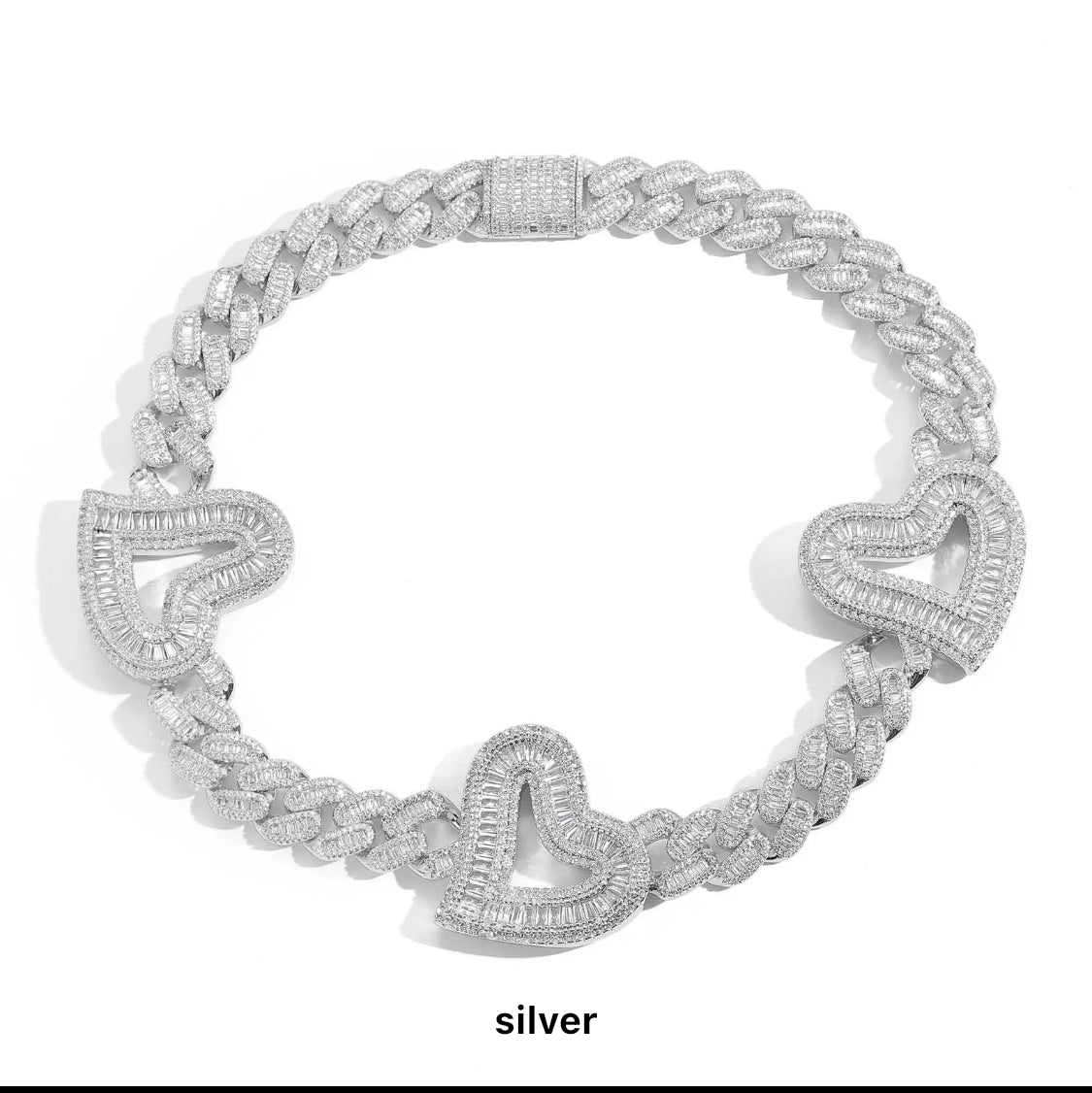 3 Way Heart Necklace